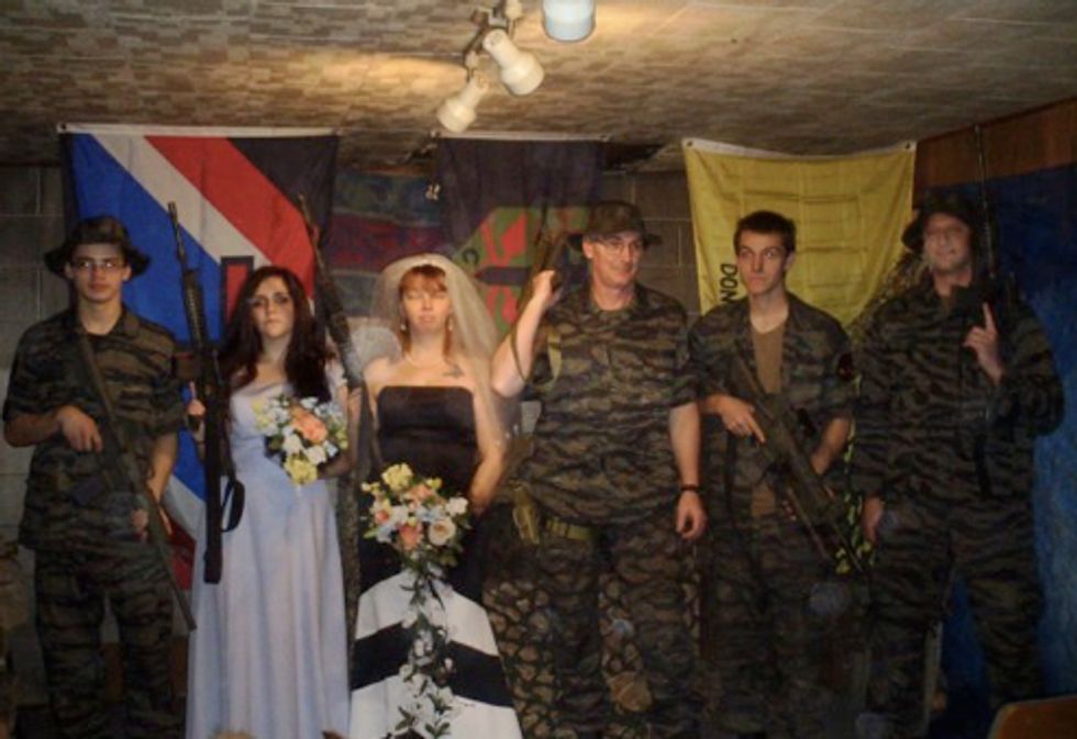 It's A Seditious Christian Michigan Militia Wedding!