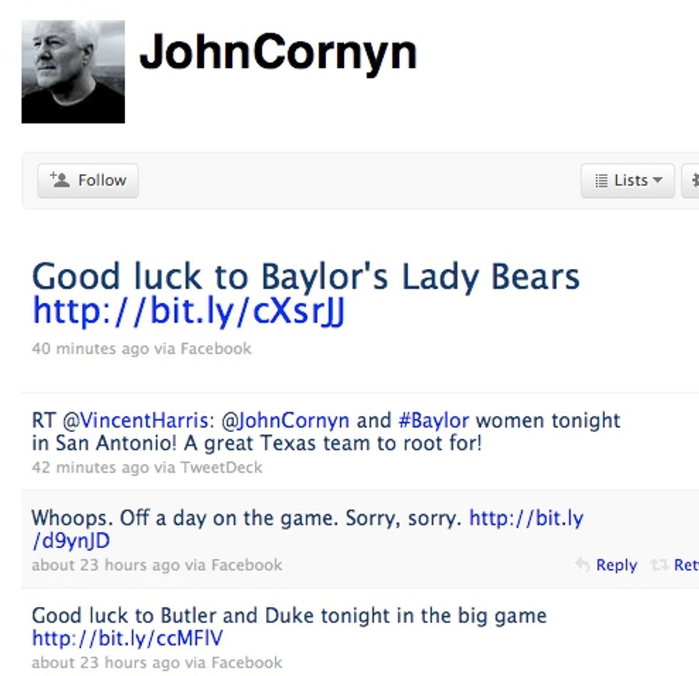 John Cornyn Hates Sports And America