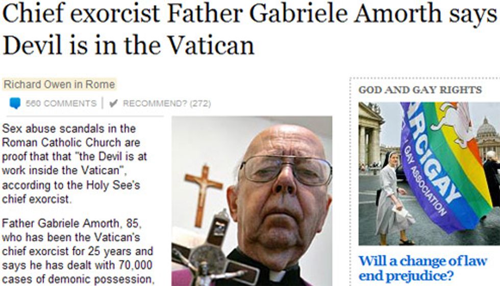 Devil Helping Nazi Pope Rape Kids In Vatican, Hitchens Annoyed