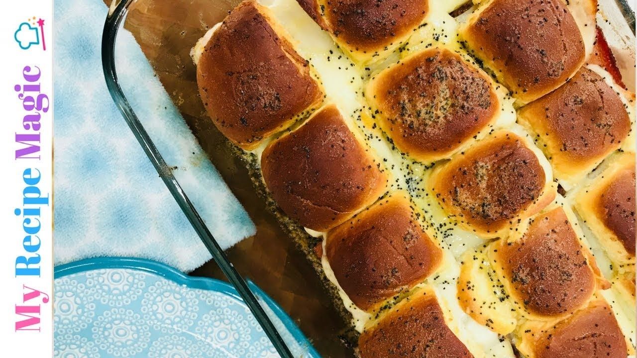 Cheesy Bacon Turkey Sliders