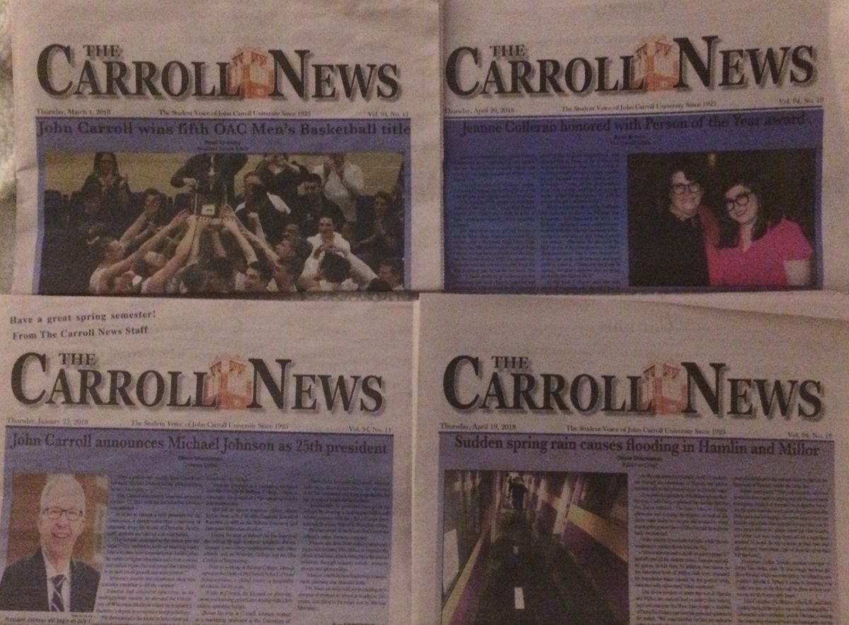 A Much Deserved Thank You for The Carroll News Part 2