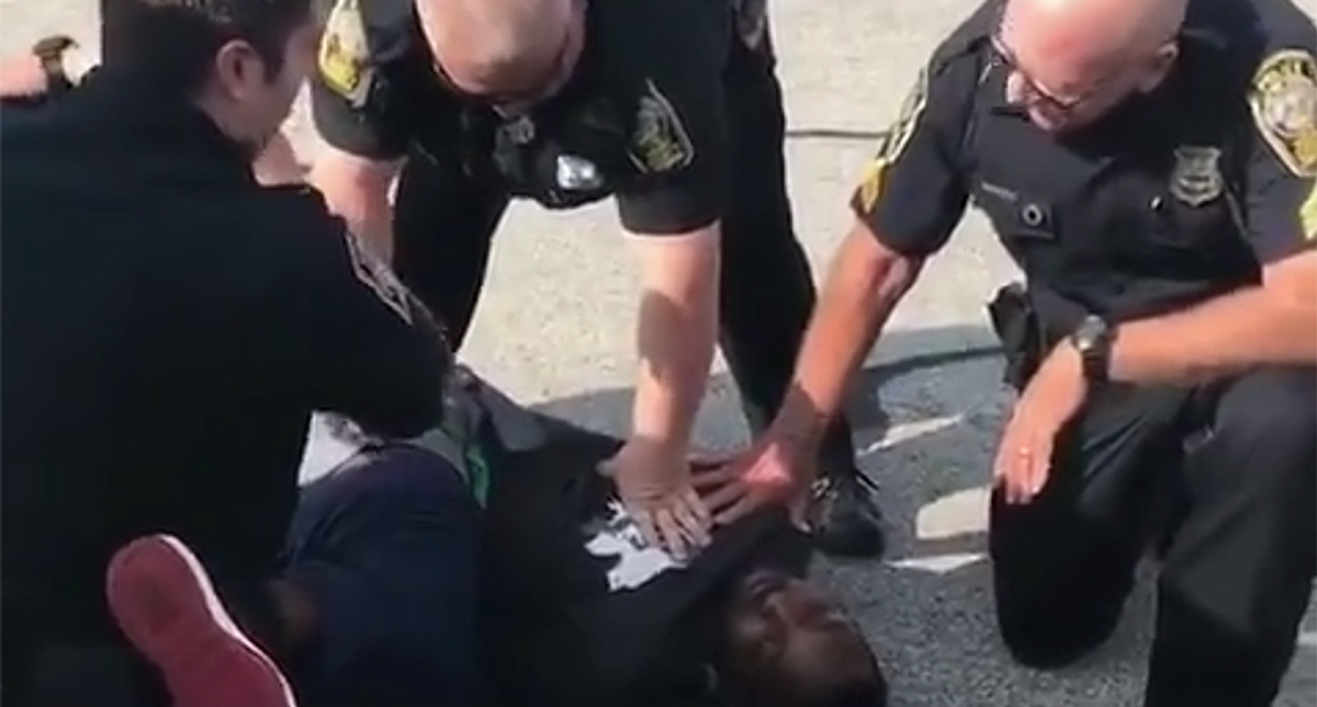 'I Can't Breathe'; Former NFL Player Shares Video Of Police Slamming Him To The Ground