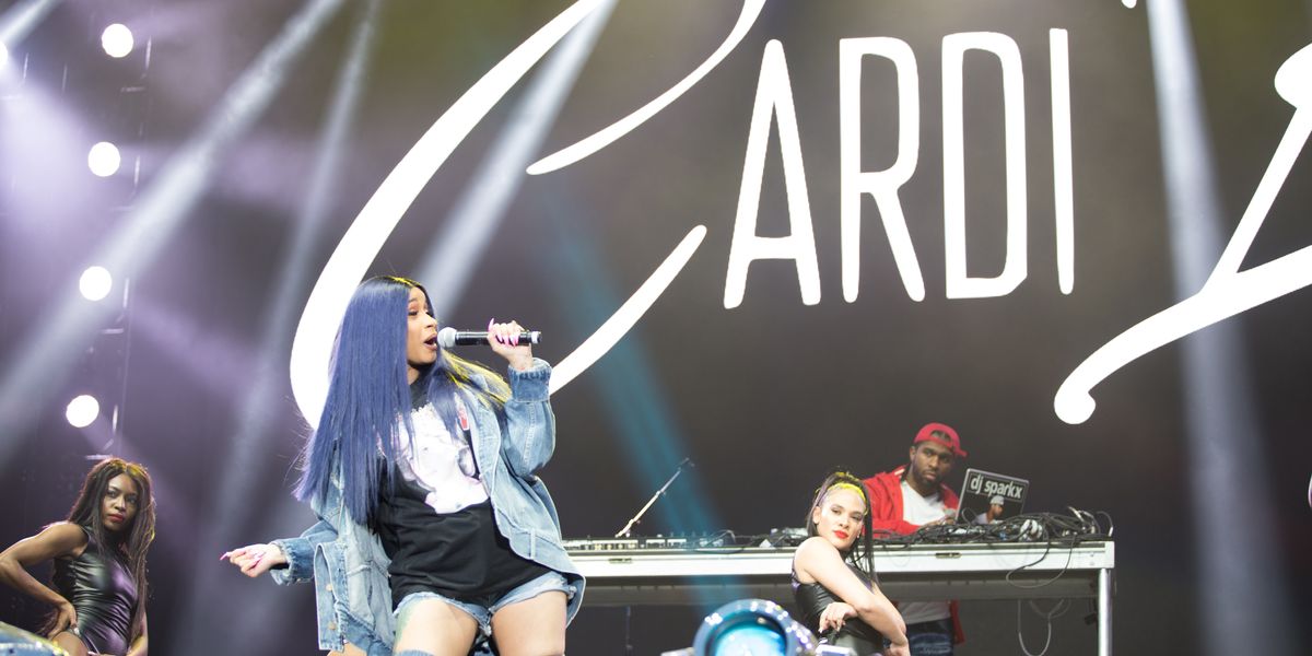 Cardi B Performs Her Last Set Pre-Maternity Leave at Broccoli Fest