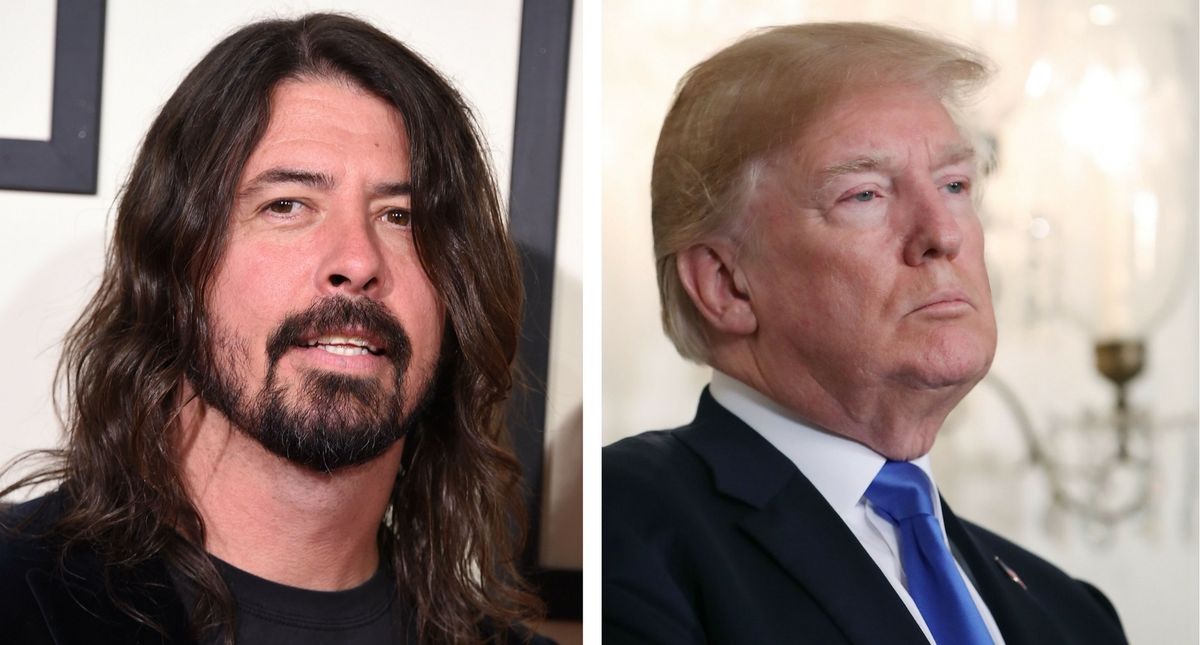 Dave Grohl Says He's 'Ashamed' of Trump When He Travels Abroad