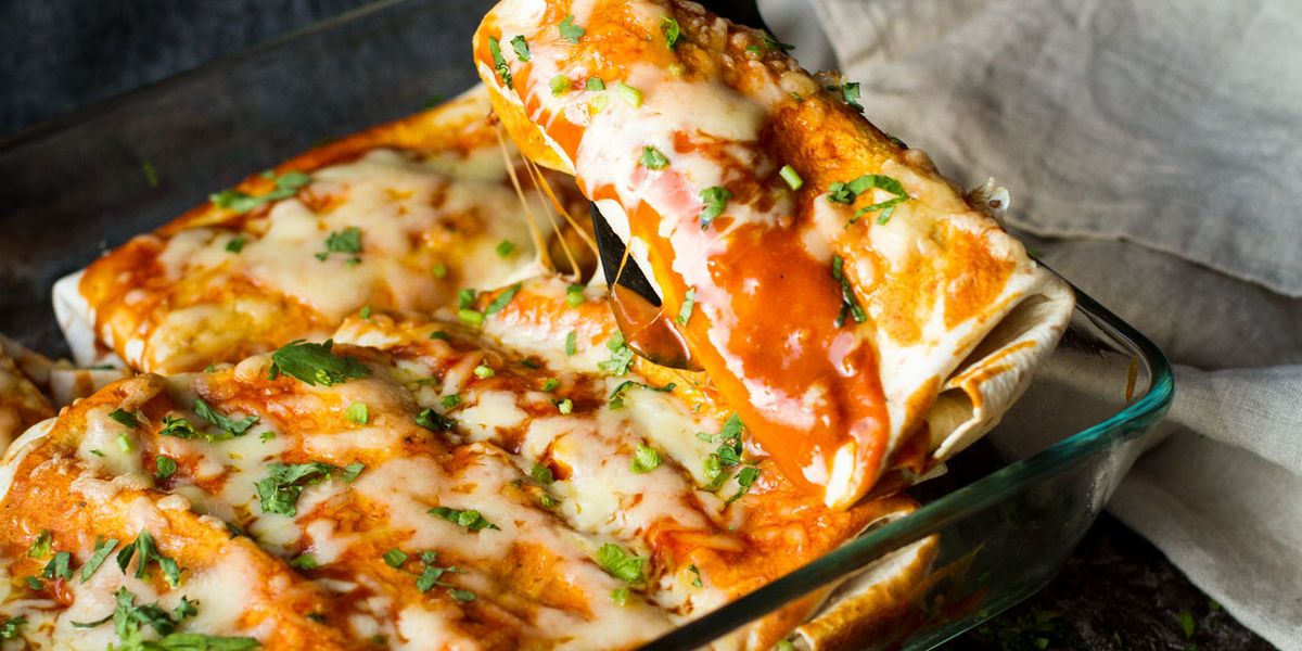 Beef and Beans Enchiladas + Homemade Enchilada Sauce My Recipe Magic