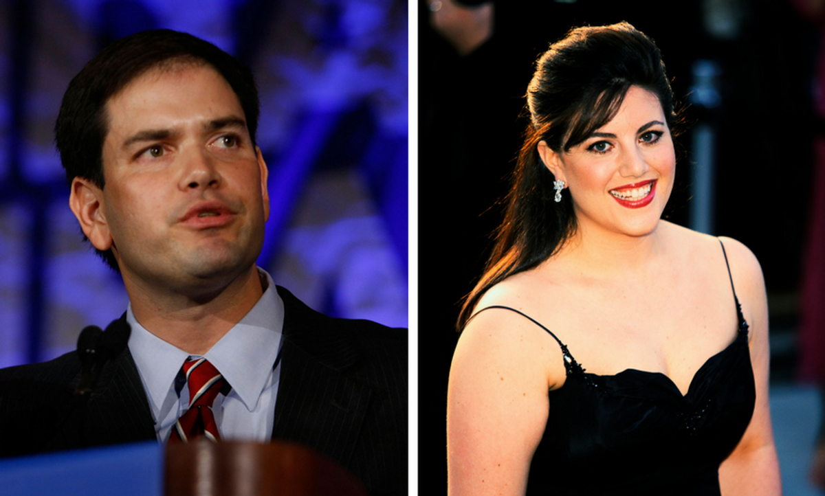 Marco Rubio Blamed an Unflattering Article on an Intern and Monica Lewinsky Just Responded