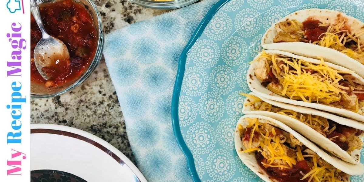 Instant Pot Chicken Soft Tacos
