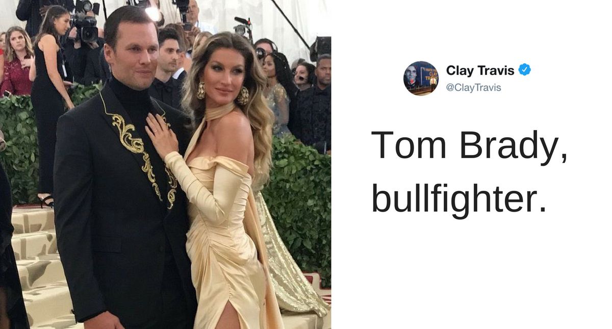 The Internet Had a Field Day Roasting Tom Brady's Outfit for the Met Gala