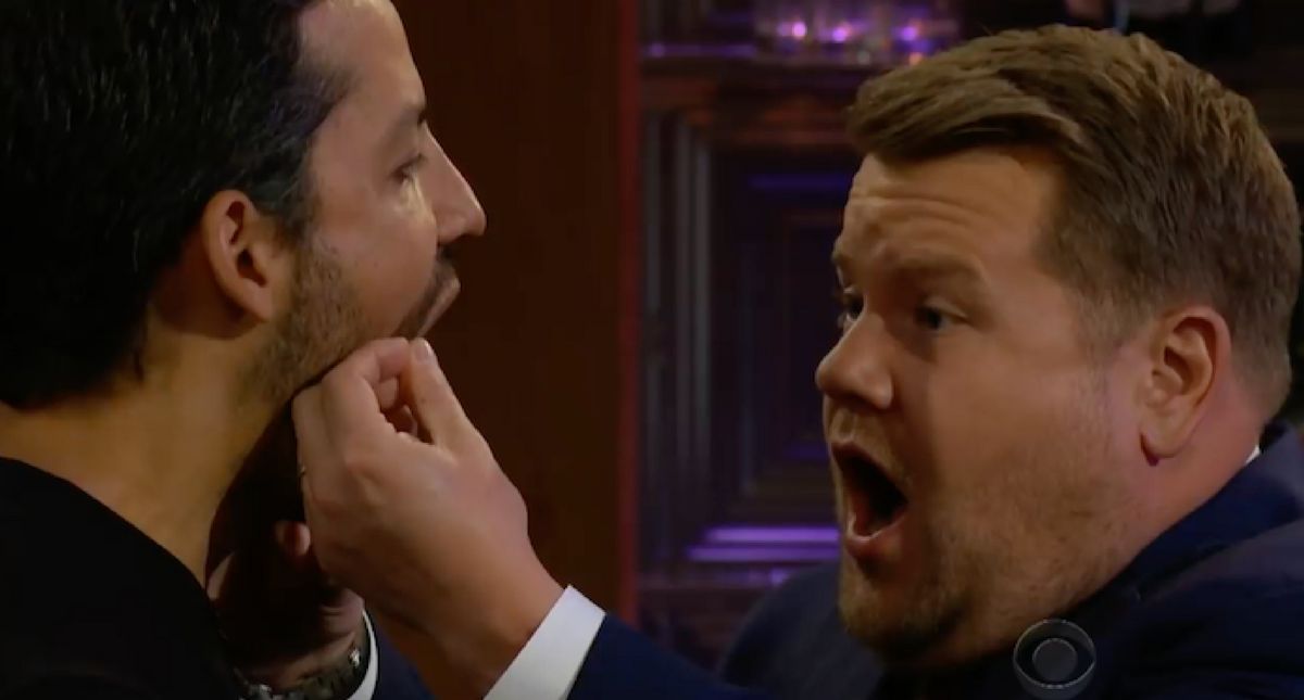 David Blaine Just Munched On Some Glass And Let James Corden Pierce His Cheek With A Needle 😱