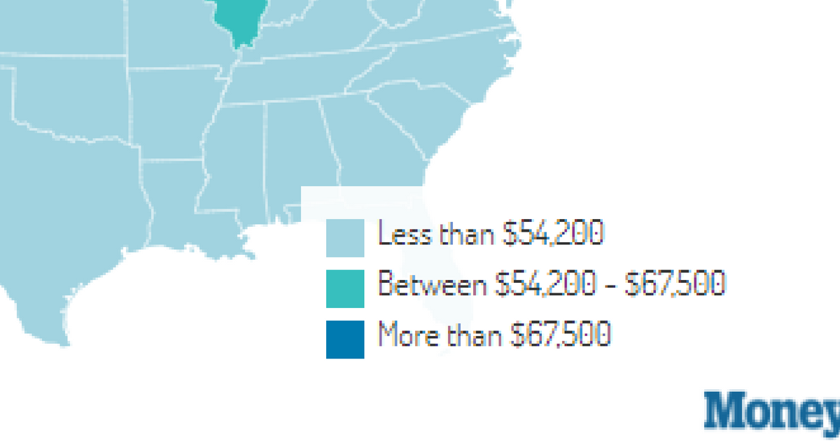 The Average Teacher's Salary In Every State, Mapped
