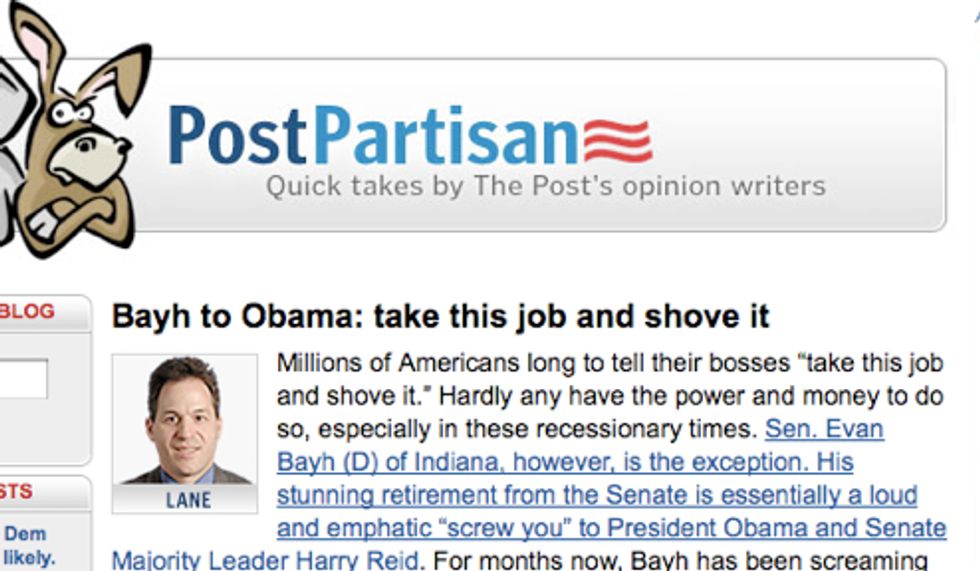 Washington Post Is Now Chuck Lane's Show