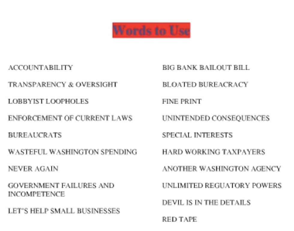 Here's How The GOP Will Successfully Kill Any Financial Regulatory Reform