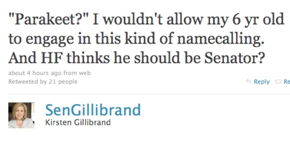 Harold Ford Calls Kirsten Gillibrand A 'Parakeet,' That Jerk...