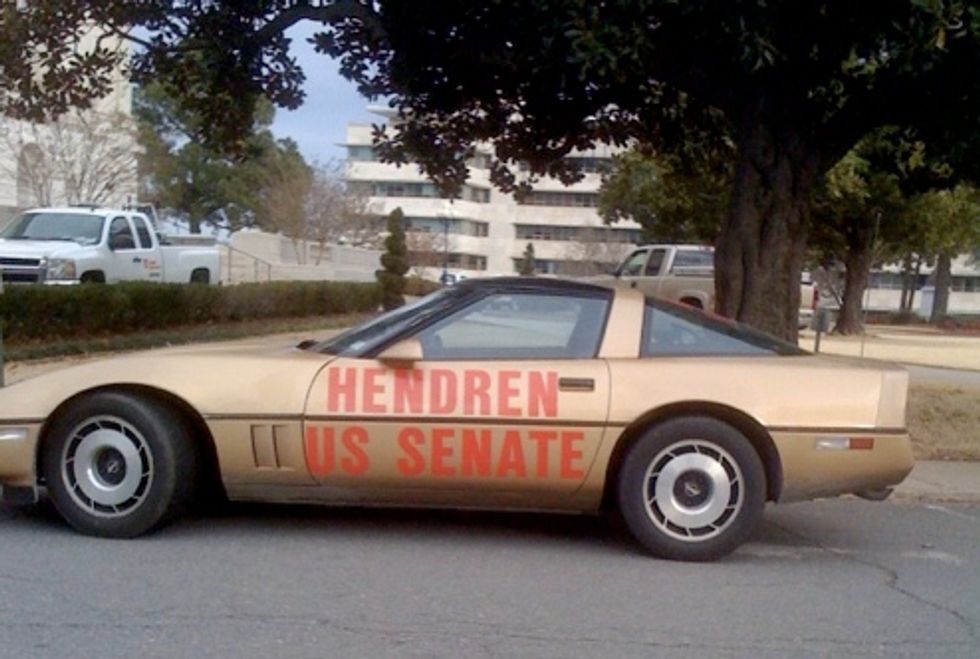Feast Your Eyes On This Senate Candidate's Totally Bangin' Wheels