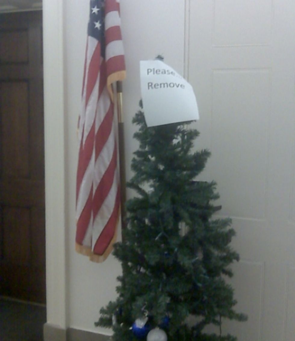 A Brutal, Bloody Image From The War On Christmas
