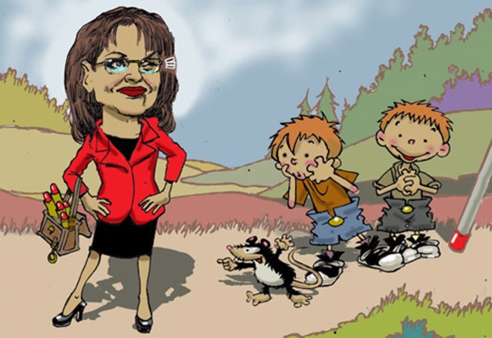 Horrible New 'Children's Book' Features Sarah Palin As Dildo Monster