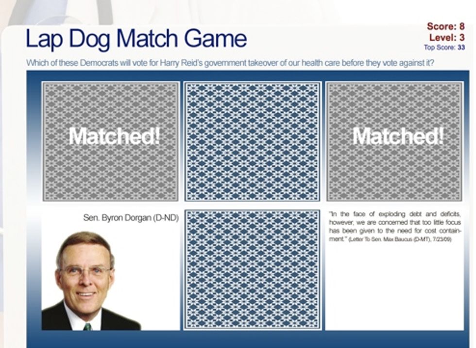 Look, A Well Produced Internet Video Game From GOP.com