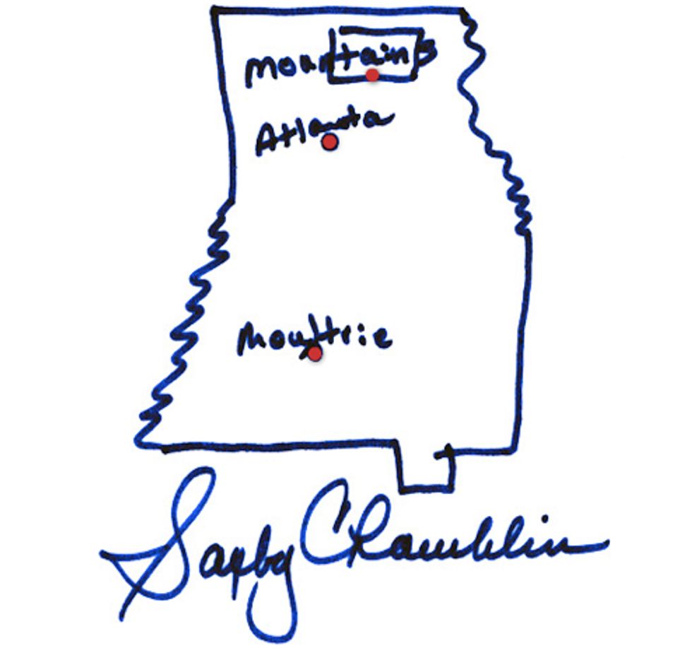 Saxby Chambliss Thinks Georgia Looks Like *This*