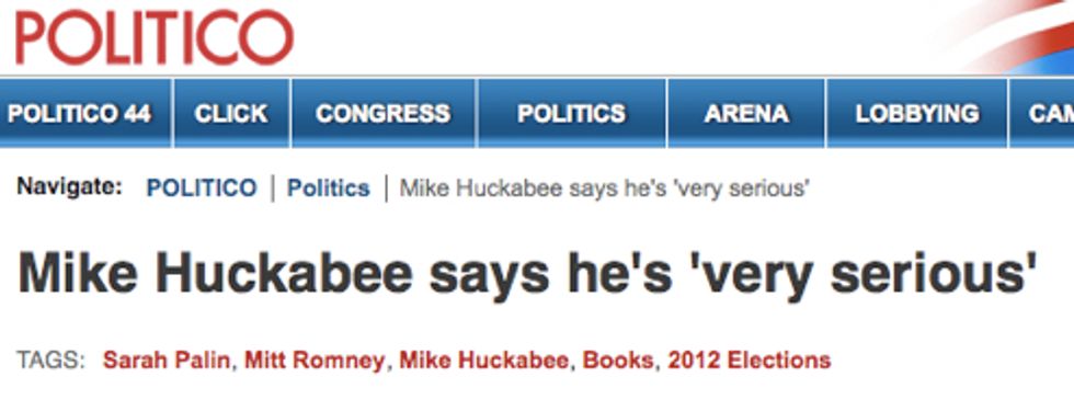 Saddest Huckabee Headline Ever