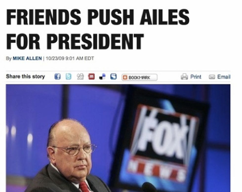 Politico: Our Friend The Fat Toxic Slug Could Super Seriously Be President!