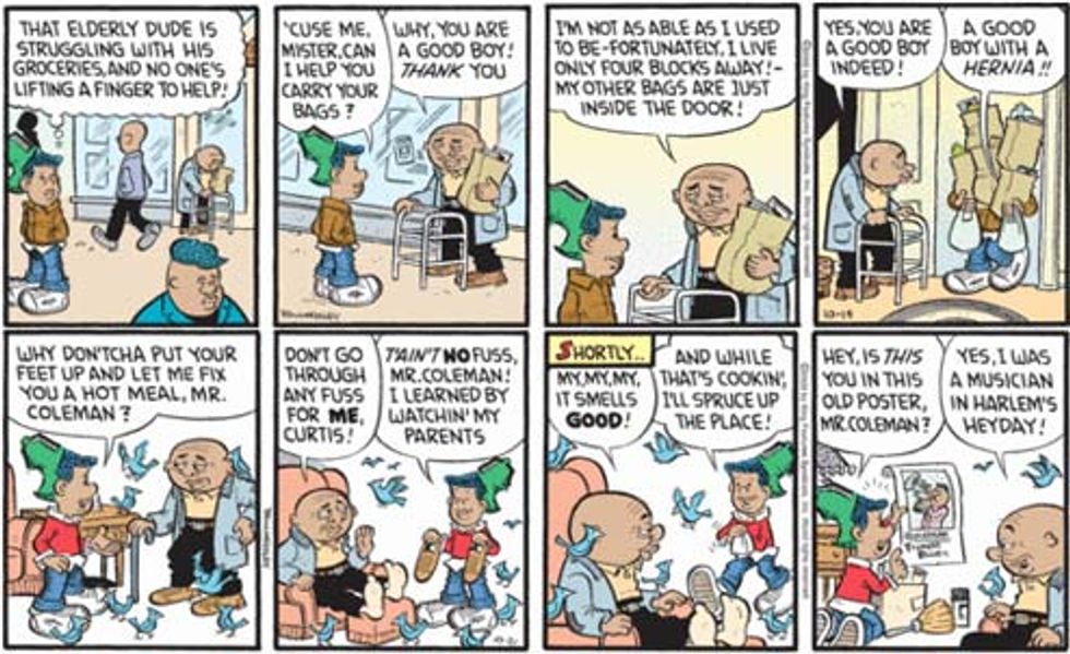 Cartoon Violence Refuses To Help Its Fellow Man