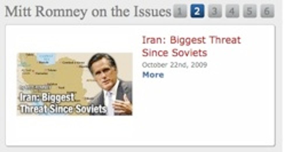 Mitt Romney Presents His Nuanced Take On Middle East Geopolitics