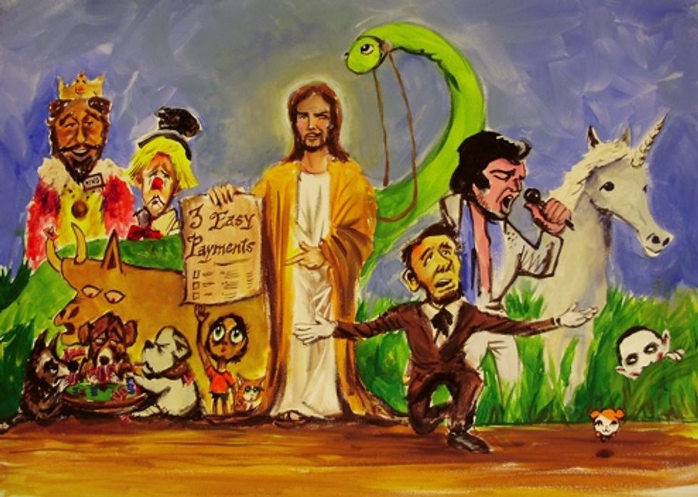 'The Jesus Painting Yesterday' Produces Obama Campaign-esque Artistic Revival