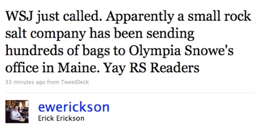 Pieces Of Red State 'Send Rock Salt To Snowy Clime, As A Protest' Plan Falling In Place