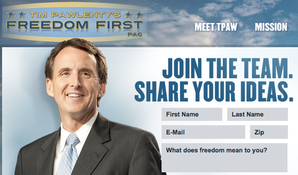 Donate Your Freedom—And, You Know, Money!!—To The TPAW-2012