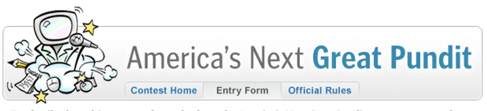 "America's Next Great Pundit": A Truly Existing Contest From The Washington Post