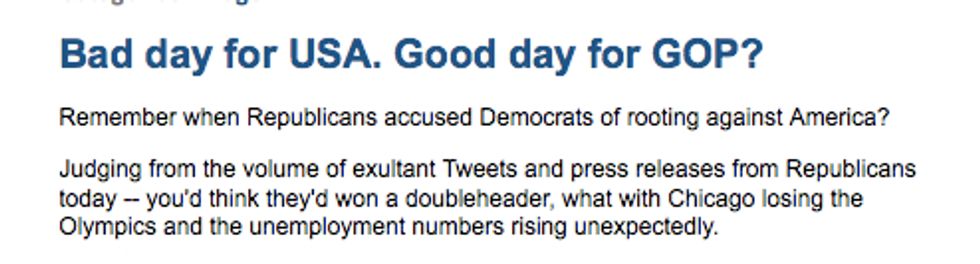 It Cannot Be Overstated How Excited Republicans Are That Bad Things Have Happened For America Today