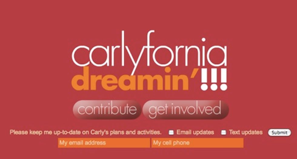 Carly Fiorina Comes Through With The Very Witty Senate Campaign Slogan!