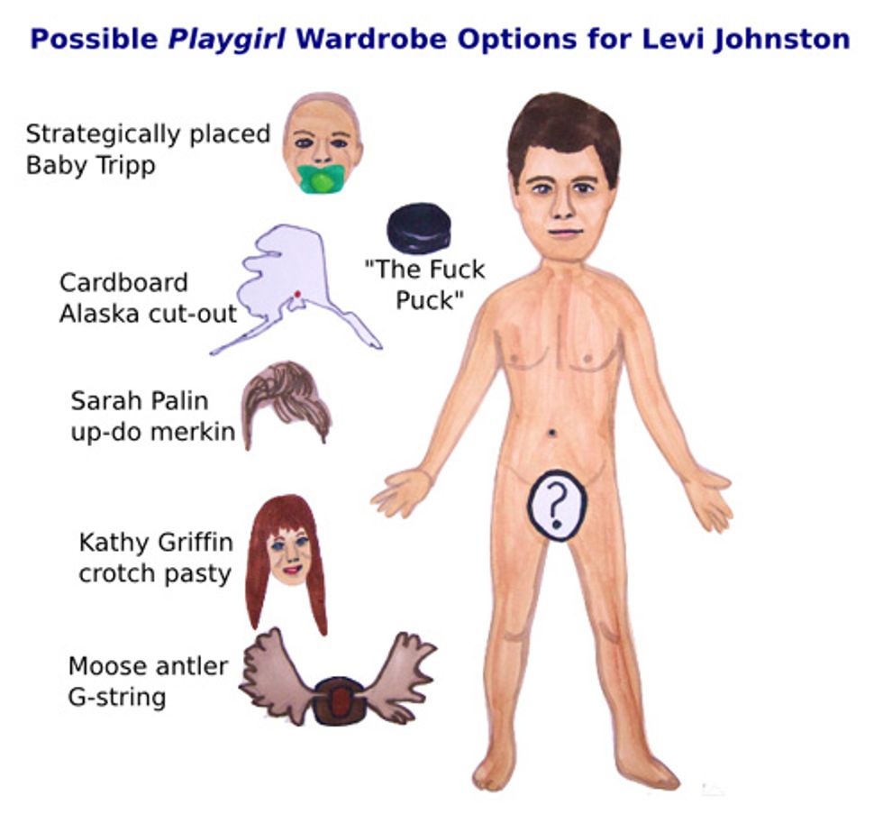 What Will Levi Johnston Use To Hide His Schlong?