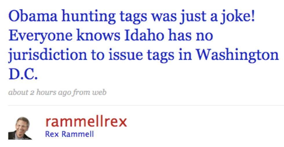 This Idaho Governor Candidate & His Buddies Will Hunt Obama
