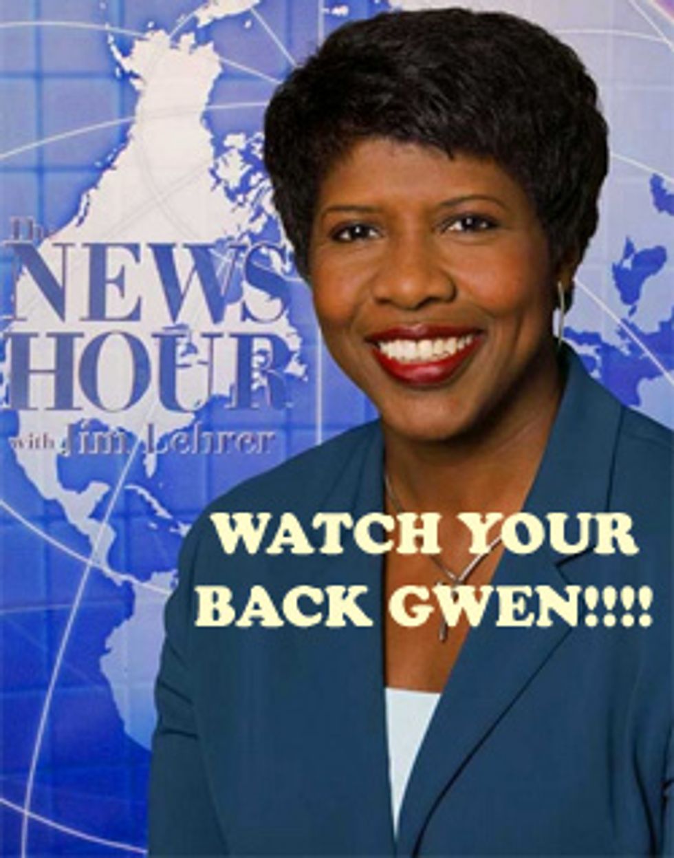 VP Debate Moderator Gwen Ifill Breaks Ankle, HOW PECULIAR HMM?
