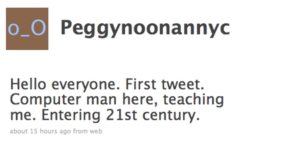 Peggy Noonan Discovereth Thine Twitter Machine