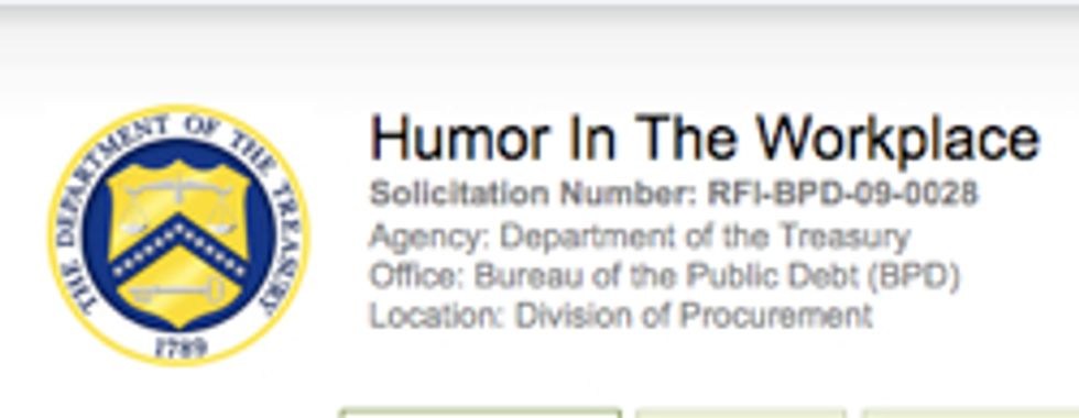 Treasury Department Seeks Trained Clown
