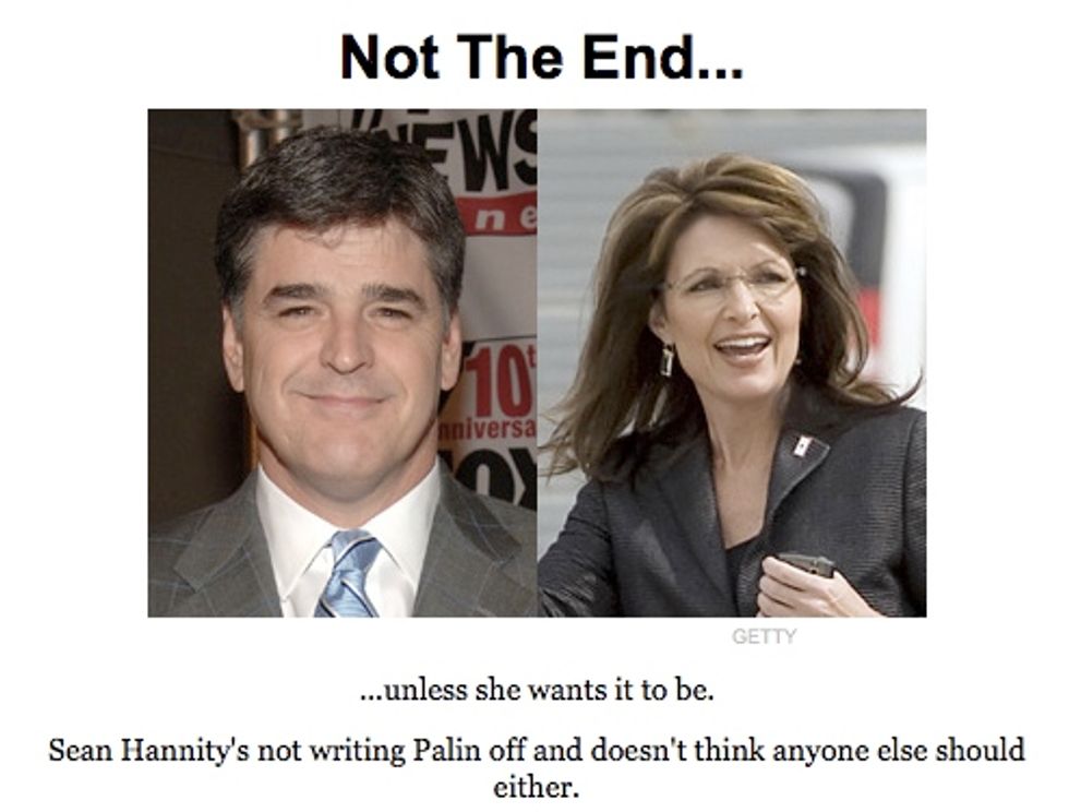 Halperin: Everyone Not Named 'Sean Hannity' Is WRONG About Palin