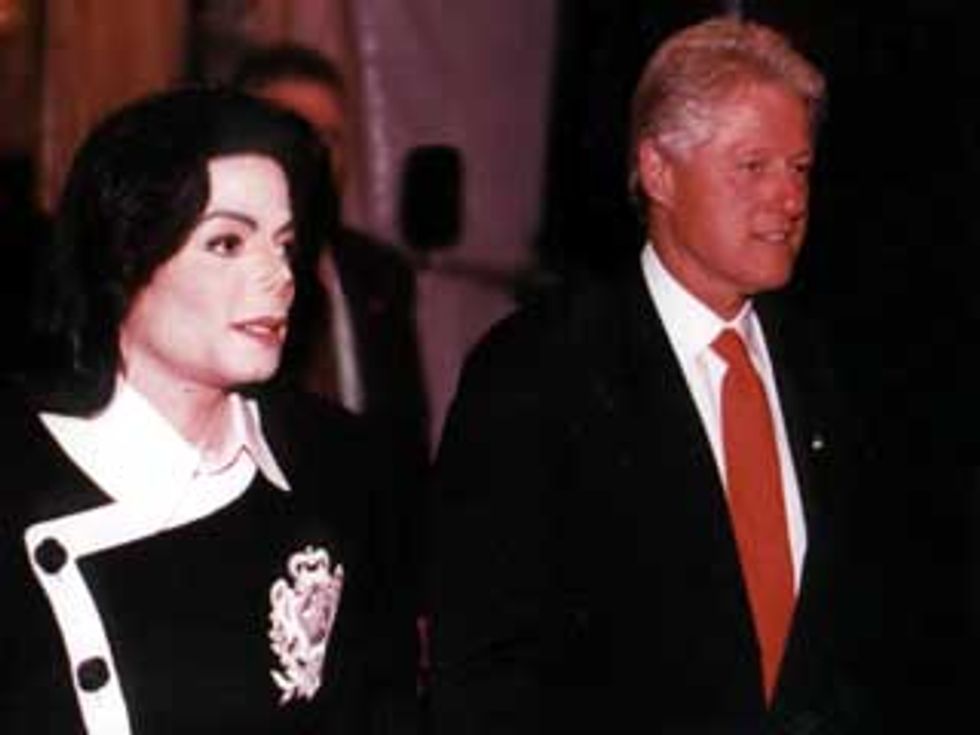 A Children's Treasury of Presidents Posing With Michael Jackson
