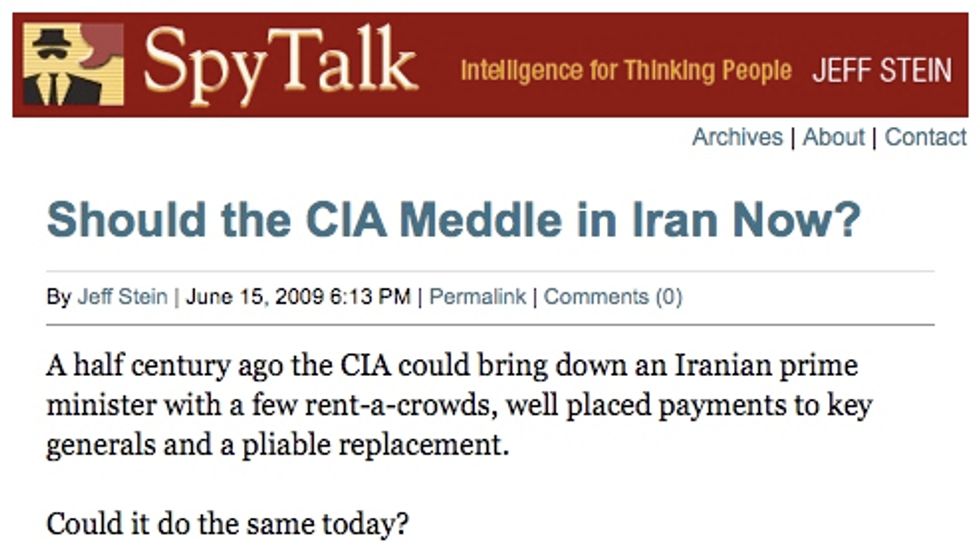 GOOD QUESTION, CQ SPY BLOGGER
