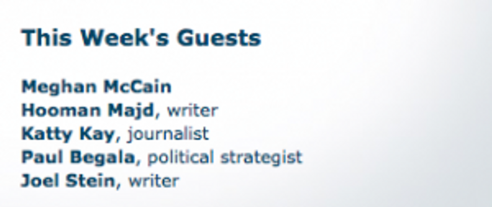 Meghan McCain And Bill Maher Refuse To Let Willow Palin And David Letterman Drive Another News Cycle