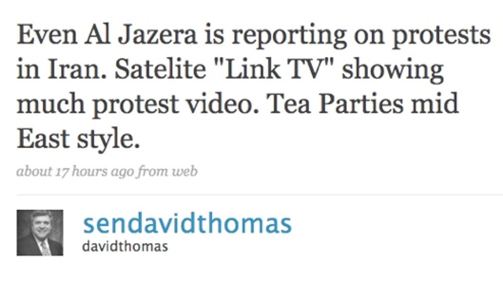More Battle Cries From The Iranian Tea Party Twitter Revolution