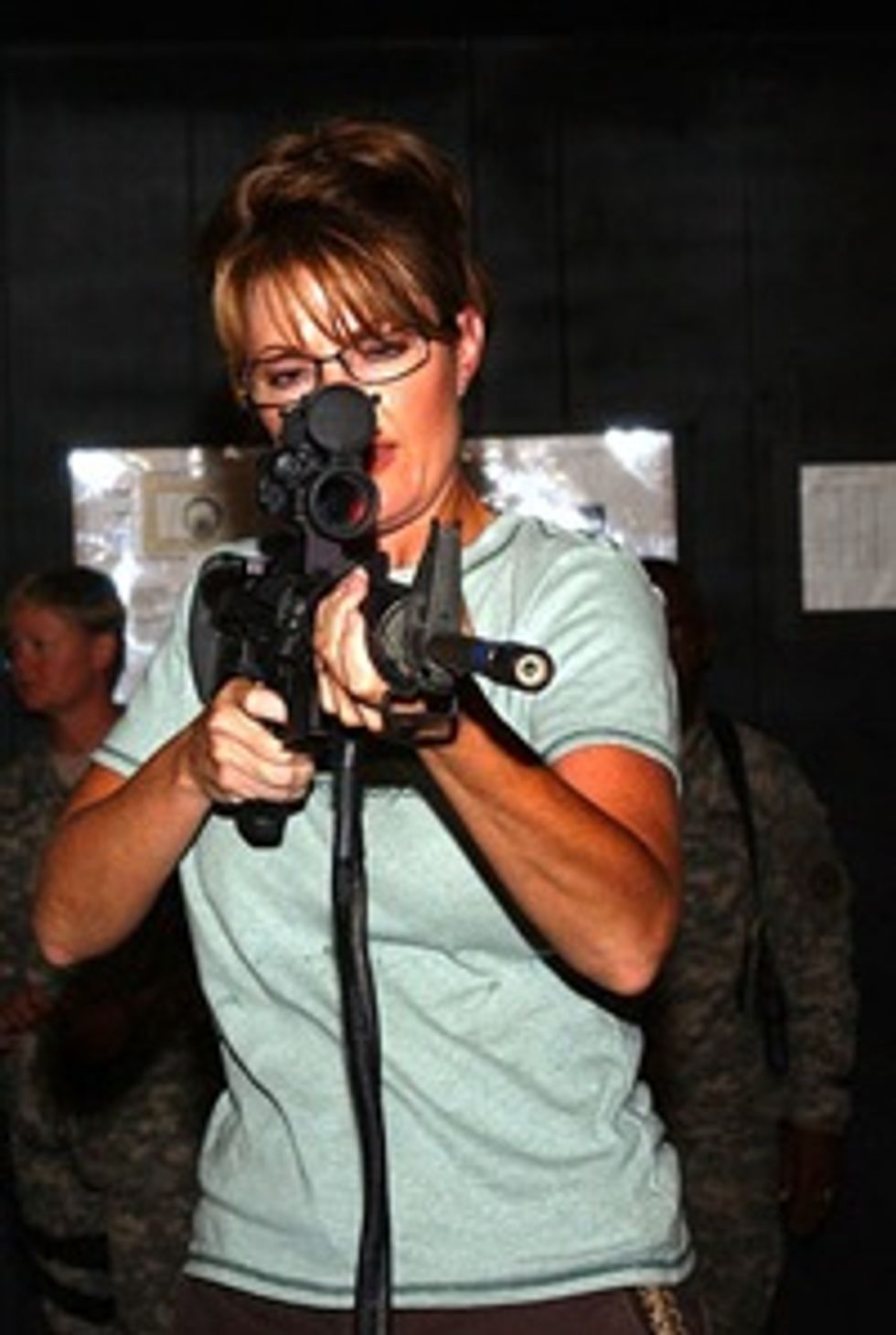 Sarah Palin To Shoot Mitt Romney With Fancy Engraved Alaska Gun