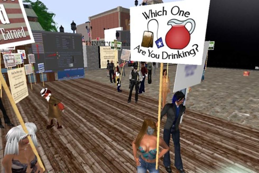 And There Was Quite A Teabagger Yiff On Second Life Too Wonkette