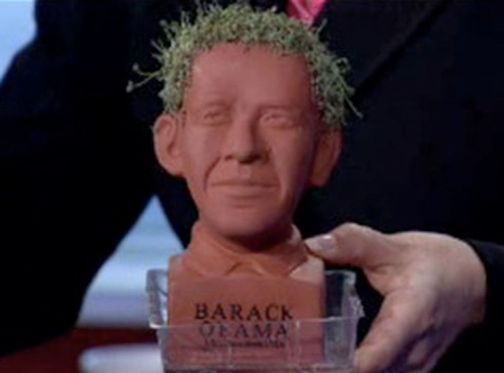 Green-Haired Obama Chia Pet Pulled From Stores Because Of RACISM