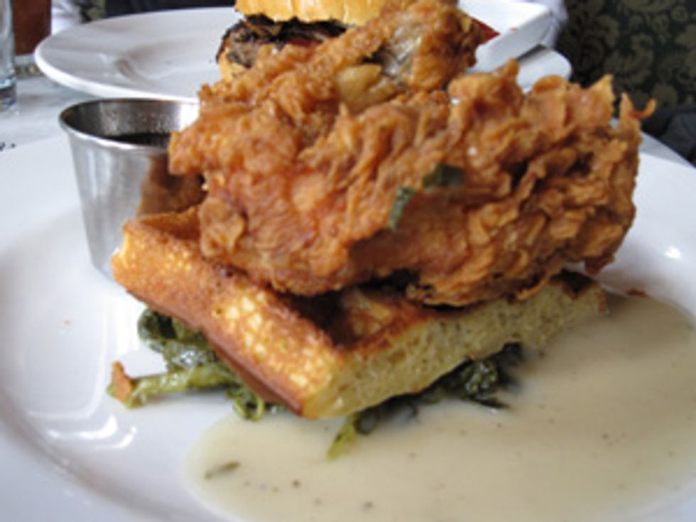 Fried Chicken and Waffles ... It's What's For Brunch