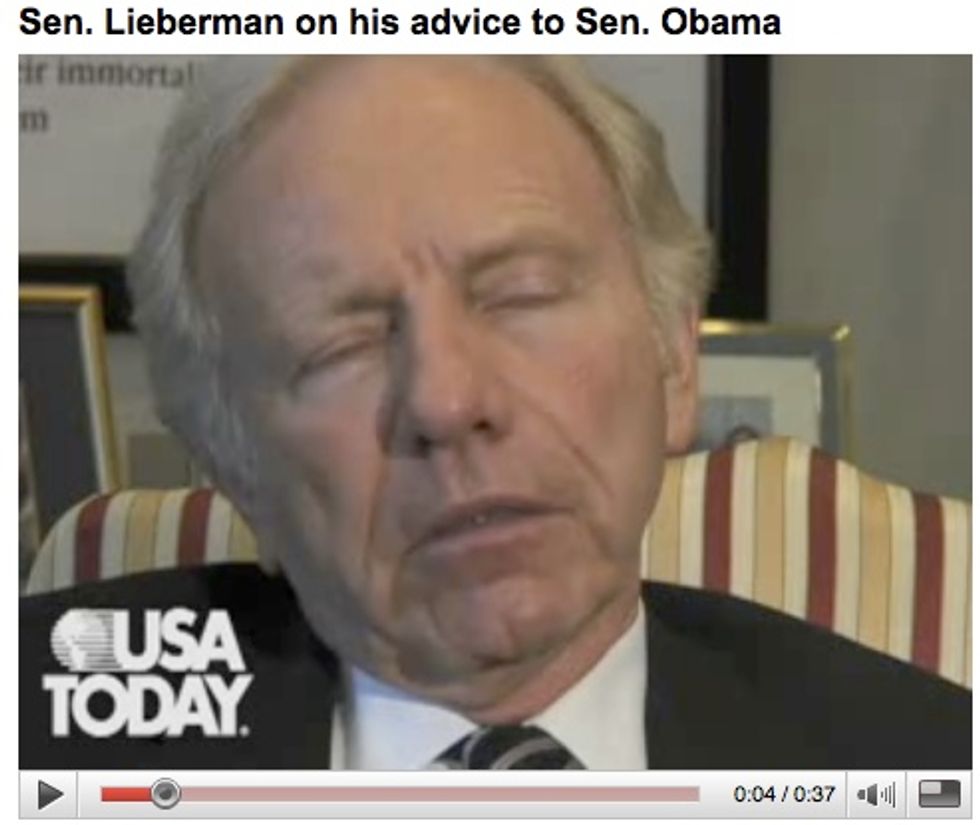 Joe Lieberman Likes Obama Now