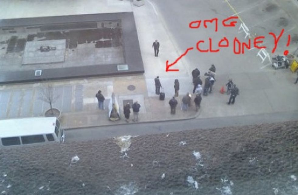 Important Political Celebrity George Clooney Spotted In St. Louis