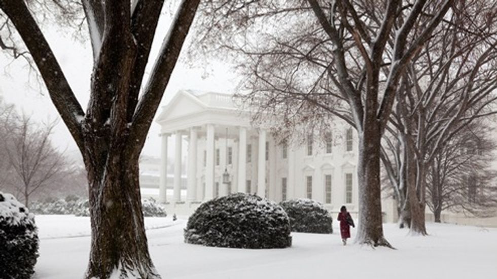 Happy Snow Day, Mister President!