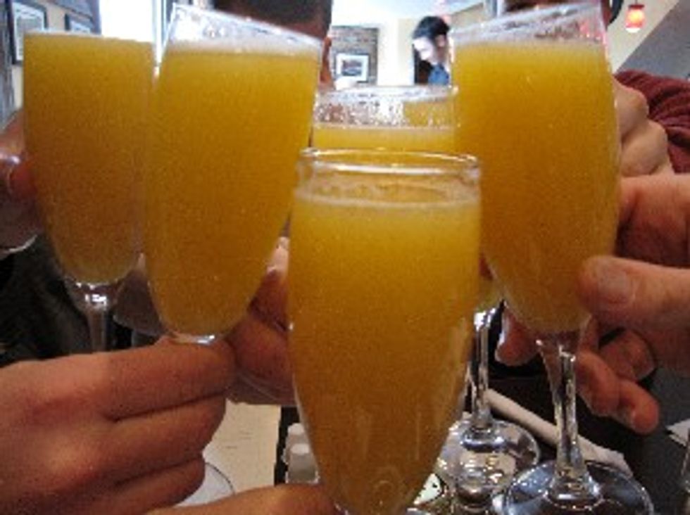 All-You-Can-Drink Mimosas & Breakfast Pizza